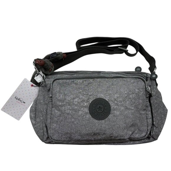Kipling Charcoal Crossbody Bag - Picture 1 of 13